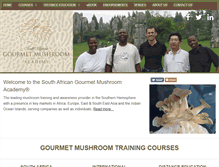 Tablet Screenshot of mushroomacademy.co.za